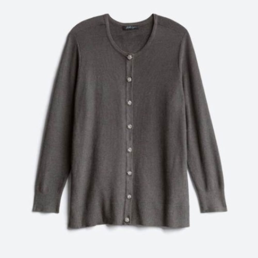 Faith + Zoe rhinestone Button Up Cardigan-NWT-2X
